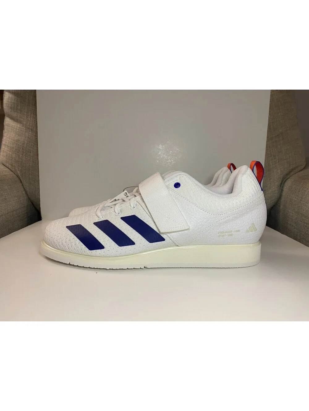 Adidas Powerlift 5 JP9878 Mens Sneaker 11 White Dark Blue Weightlifting Shoes